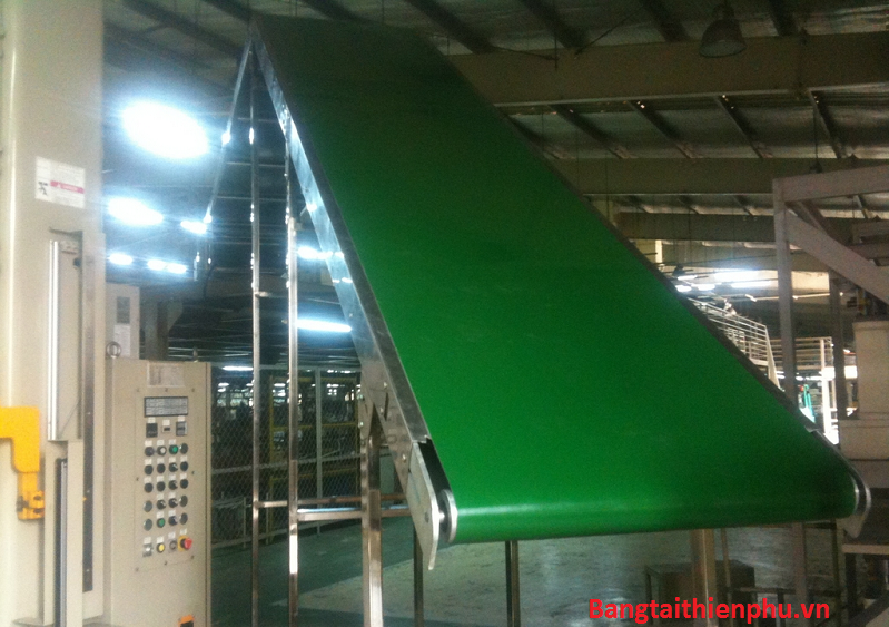 Khung Băng Tải PVC Nghiêng