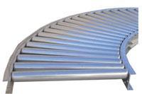 Khung băng tải con lăn tự do dạng cong