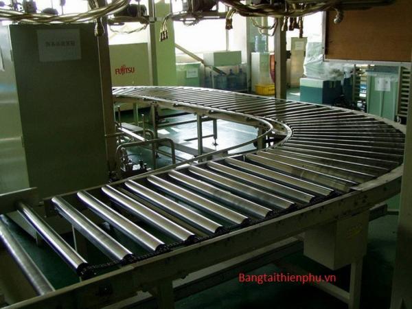Khung Băng Tải Con Lăn Cong